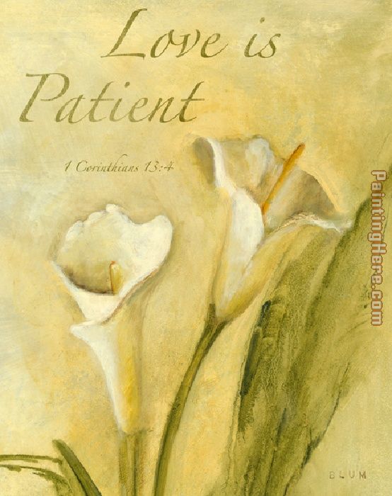Love is Patient painting - Cheri Blum Love is Patient art painting